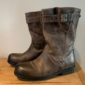 Impeccable condition leather Palladium Boots